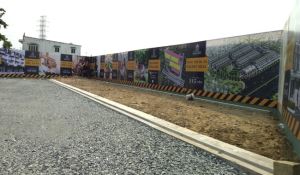 Thi công bano ( pano) tường rào công trình dự án bất động sản